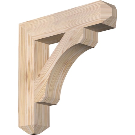 Ekena Millwork Legacy Craftsman Smooth Bracket, Douglas Fir, 3 1/2"W x 18"D x 18"H BKT04X18X18LEC04SDF